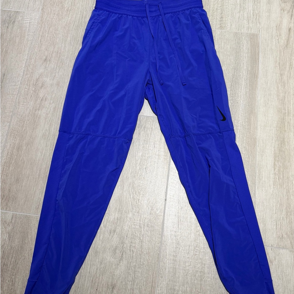 Nike Royal Blue Athletic Pants yoga dri fit size small